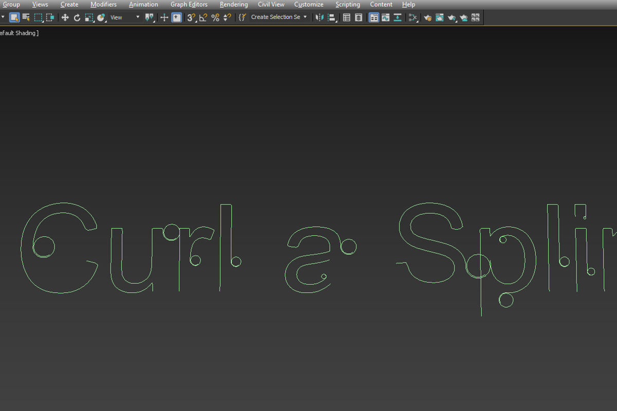 MCG Curl a Spline, an Object 3D Model by Candy Shop (Photo 1 of 8)