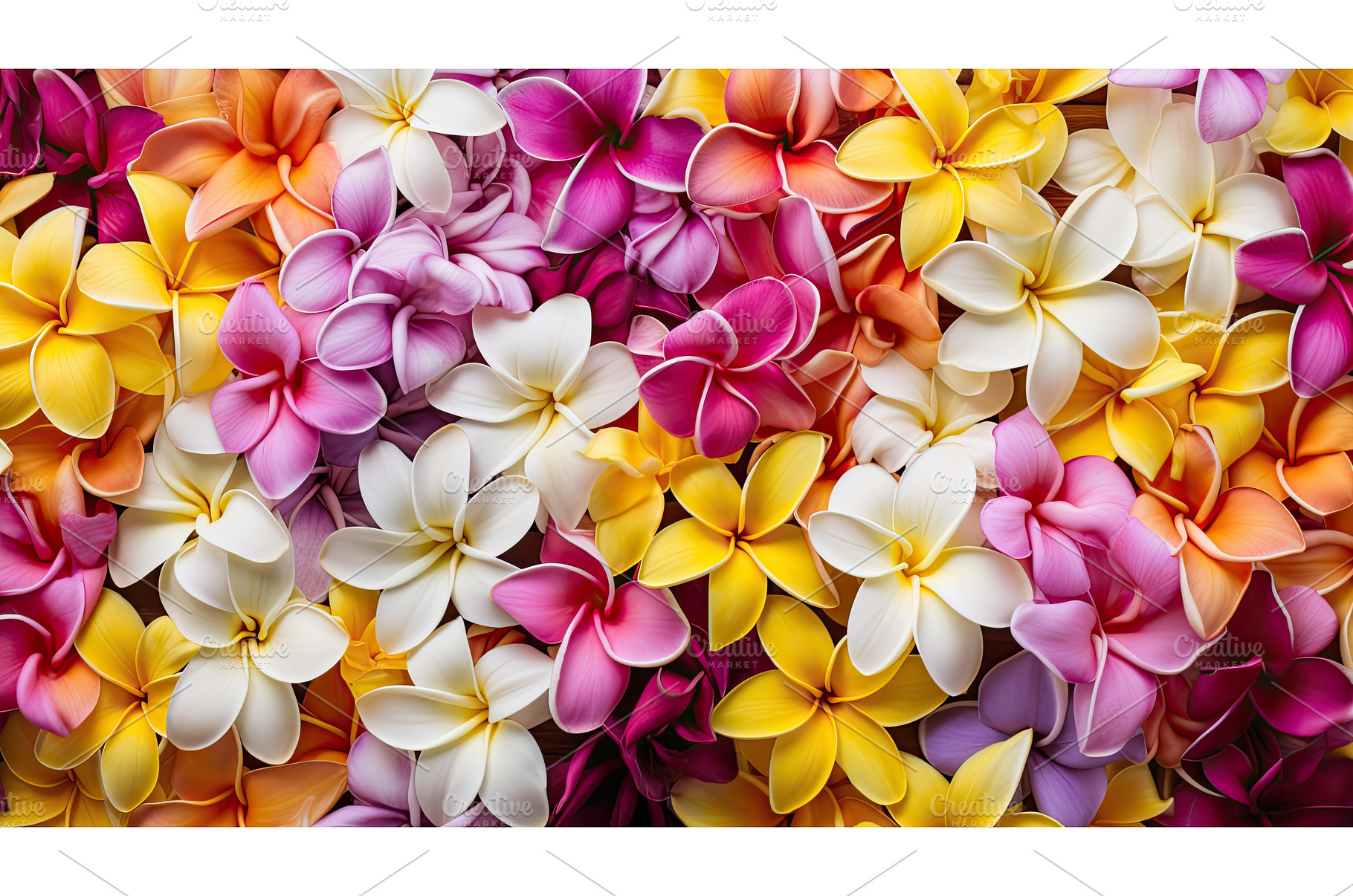 tropical lei flowers ai generated, a Food & Drink Photo by pikepicture