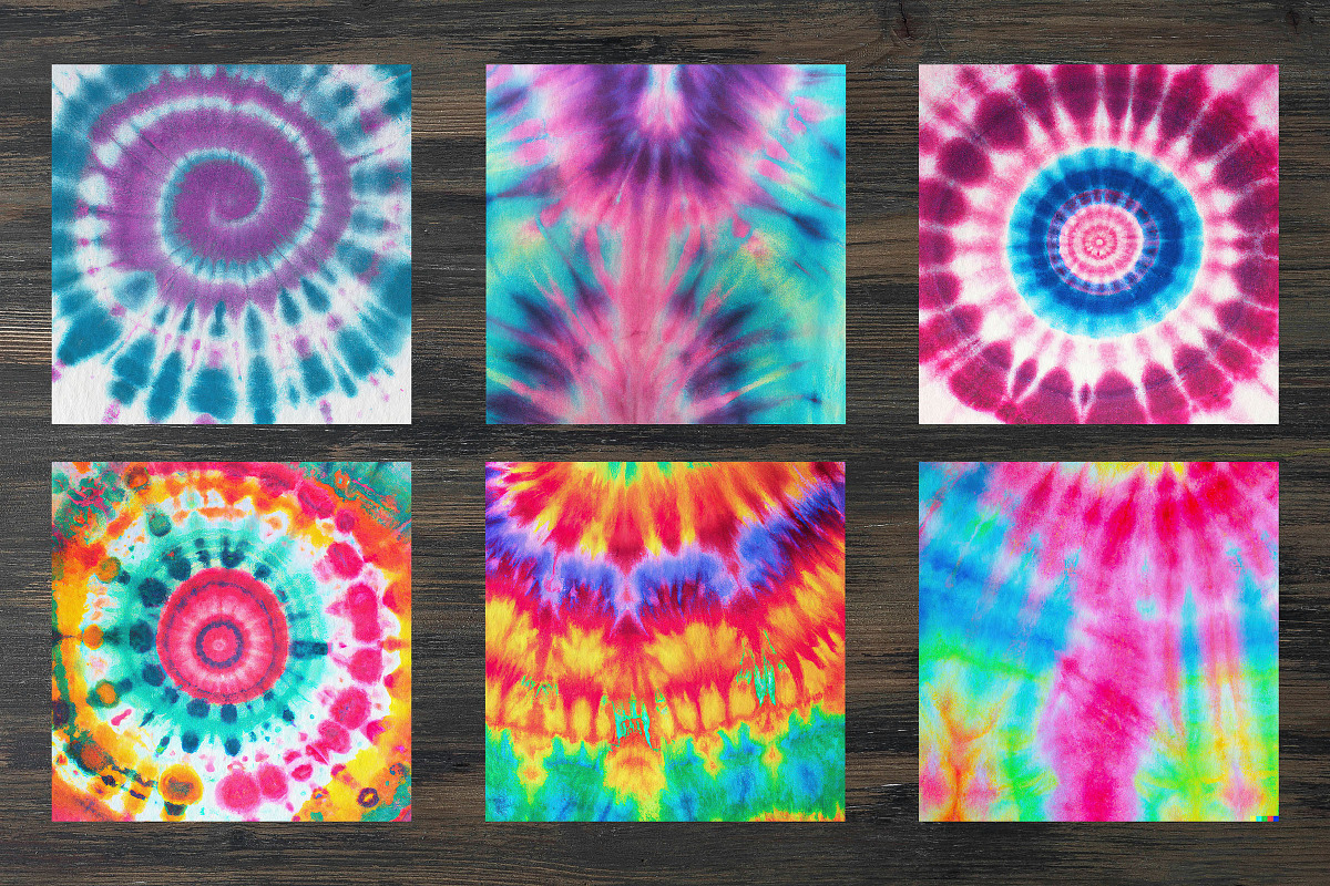Tie dye digital paper, a Graphic by Norse Studio (Photo 3 of 3)