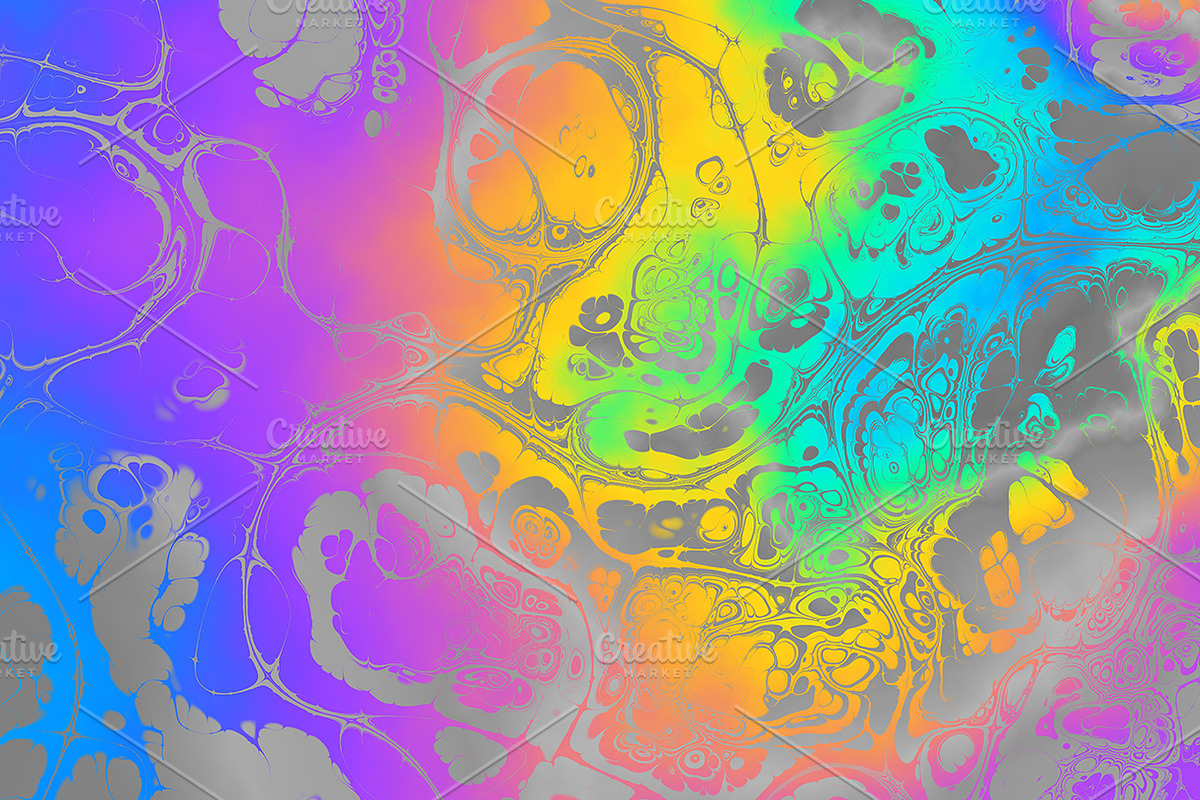 Acid psychedelic textures 50 Pack, a Texture Graphic by tkdesign (Photo 23 of 50)