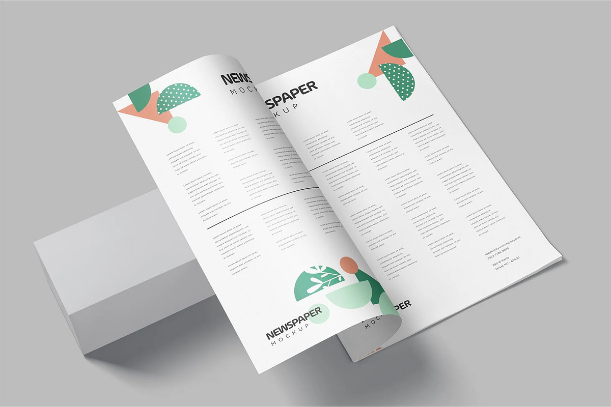 Newspaper Advert Mockups, an Advertising Mockup by megostudi0 (Photo 7 of 8)