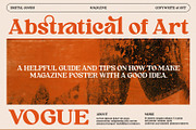 Maguen Modern Retro Display, a Sans Serif Font by Typetemp Studio (Thumbnail 9 of 14)