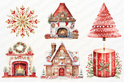 Scandinavian Christmas Clipart, a Seasonal Illustration by Maysa Art (Thumbnail 5 of 7)