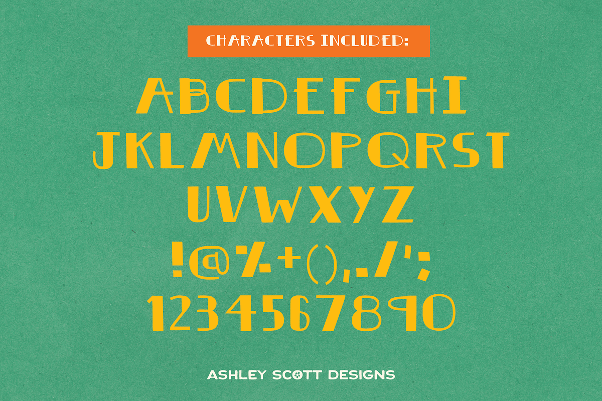 Grand Plaza - Handmade Art Deco Font, a Sans Serif Font by Ashley Scott Designs (Photo 2 of 4)