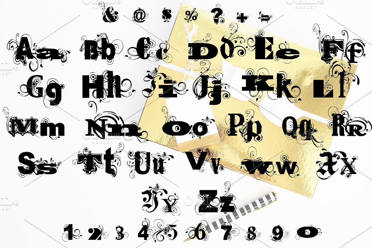 SWIRLY GIG Hand Crafted Font preview 3