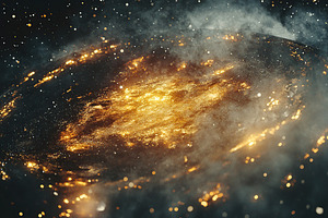 Galaxy with milky way and stars, a Photo by AlyaAnd