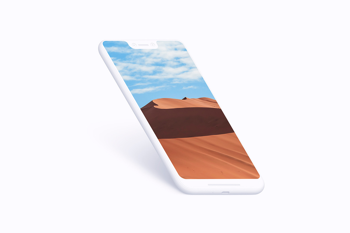 Pixel 3XL - 21 Clay Mockups - PSD, an iPhone Mockup by Asylab (Photo 19 of 73)