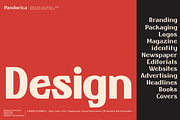Pandorica-Sans serif font family, a Sans Serif Font by Artistic & Unique (Thumbnail 5 of 11)