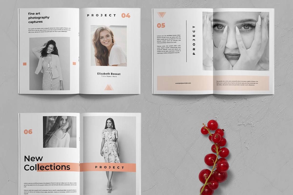 Minimal Fashion Magazine Design, a Magazine Template by ContestDesign (Photo 3 of 3)