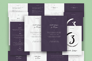 Wedding Invitation Suite (White)