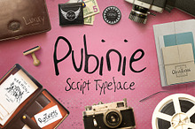 Pubinie Script Typeface