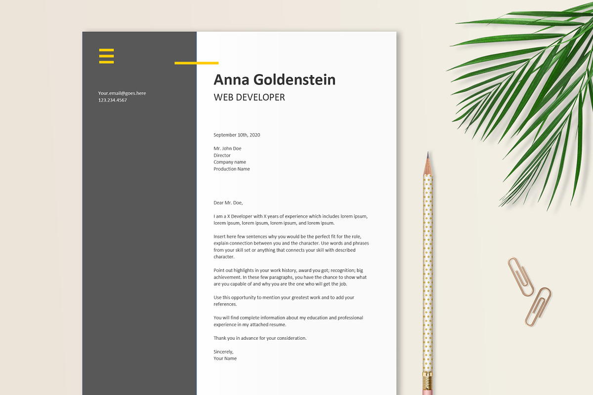 Web Developer Resume | IT Tech CV, a Resume Template by Stanin Studio (Photo 5 of 10)