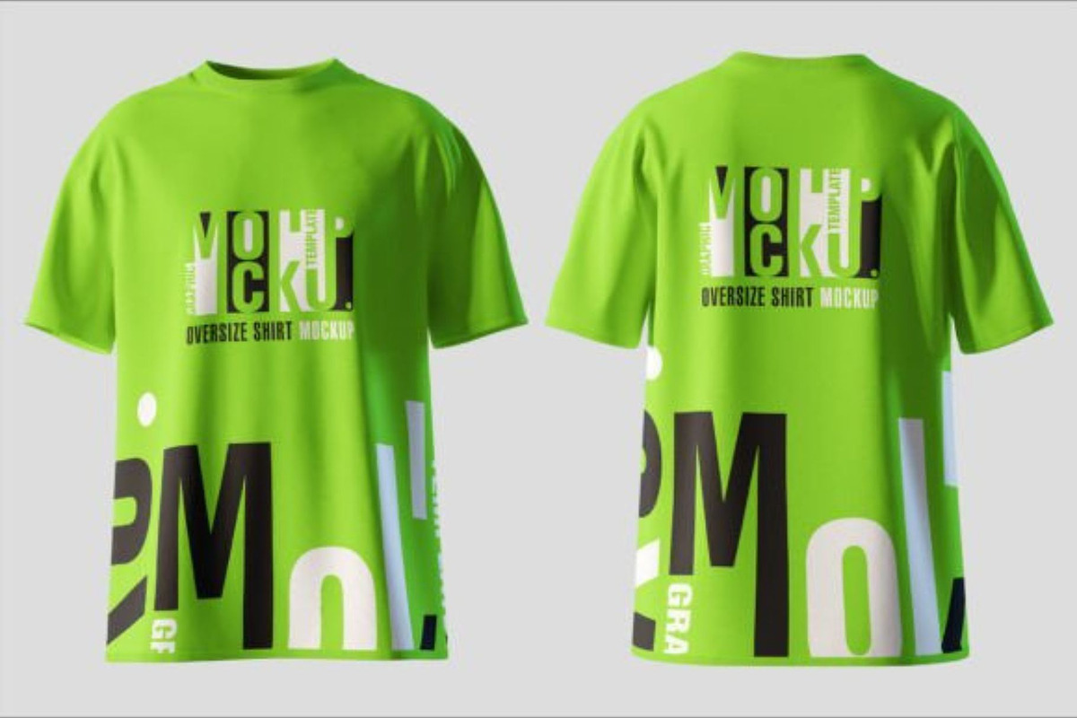 Oversize T-Shirt Mockup Sets, a Shirt Mockup by Akrinity Digital (Photo 2 of 4)