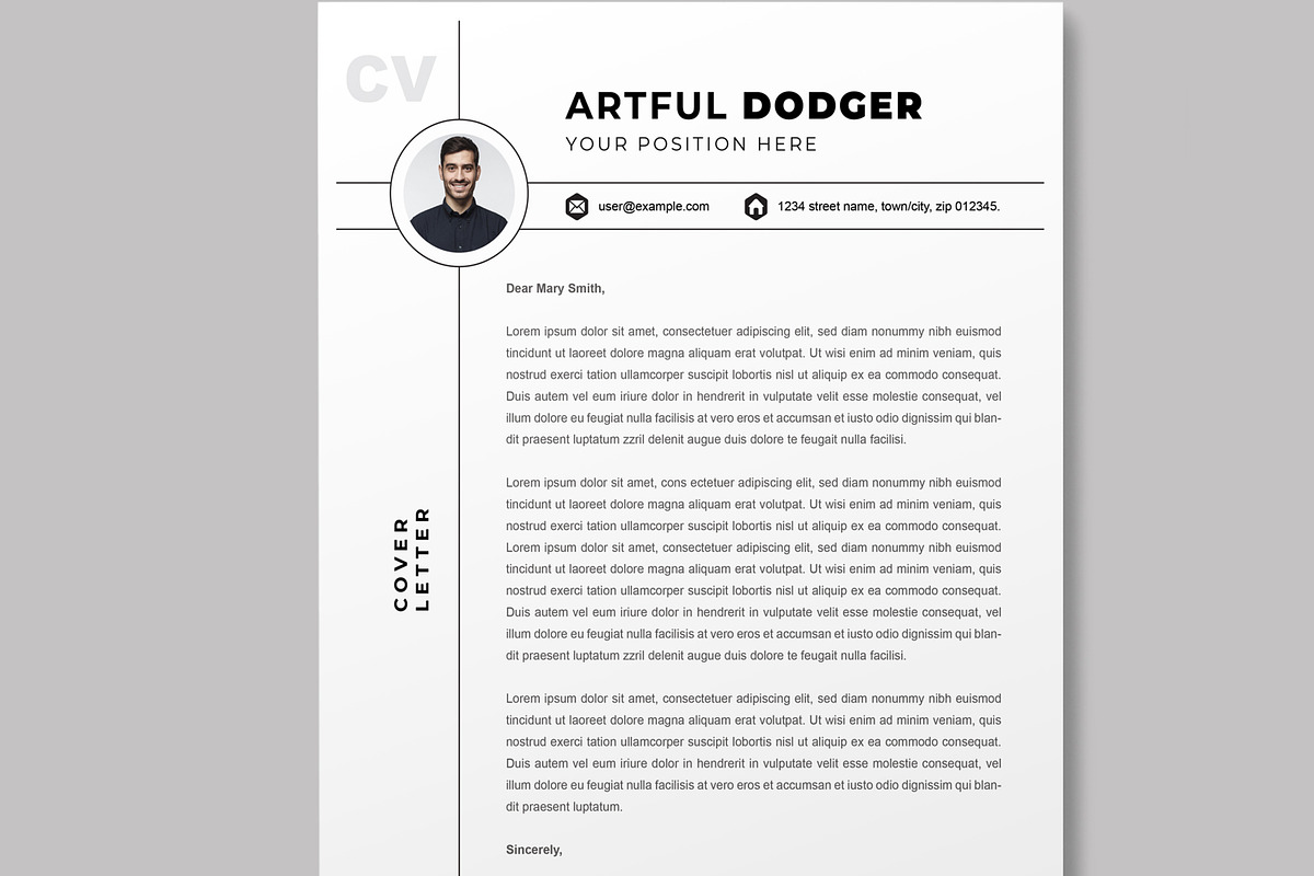 Professional Resume Template Layout, a Resume Template by MightyDesign (Photo 4 of 8)