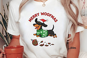 Funny Dog Christmas Sublimation PNG, an Illustration by DreamArtGraphic (Thumbnail 5 of 5)