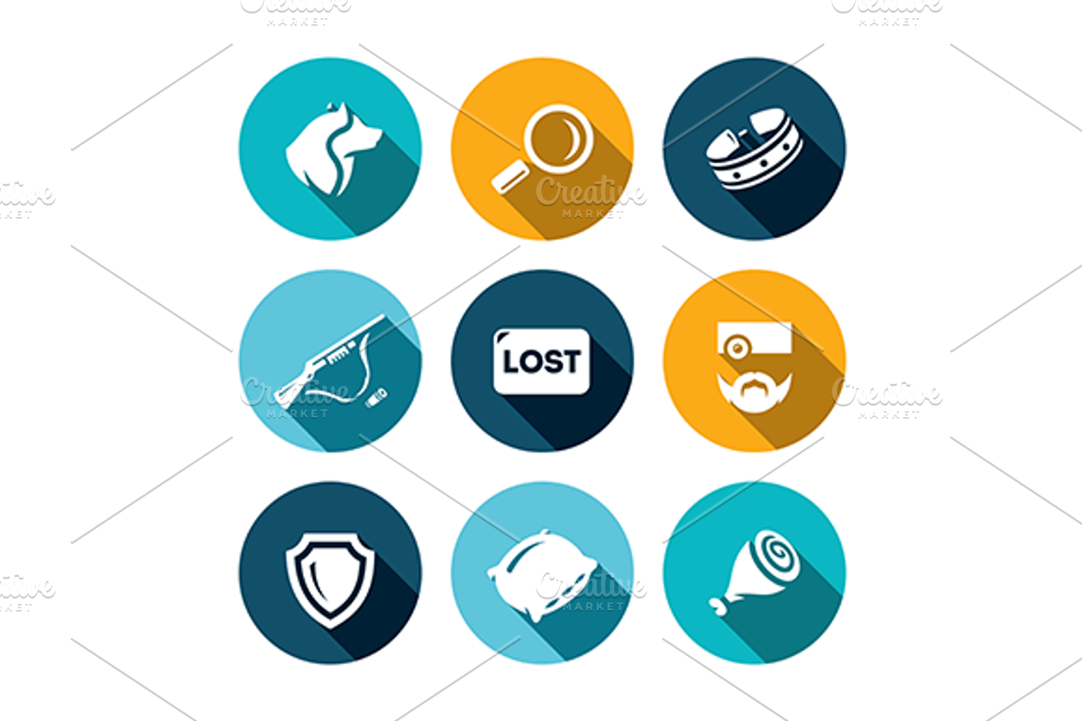 Stray Dogs, an Outline Icon by Steinar Logo