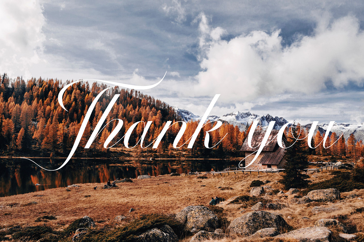 Autumn, a Script Font by Funtype (Photo 9 of 9)