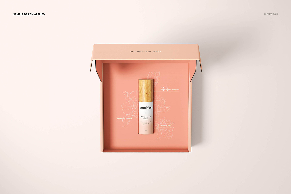 Cosmetic Mailing Box Mockup Set, a Packaging Mockup by creatsy5 (Photo 11 of 24)