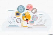 Office Life Vector Illustration Set, a Work Illustration by VectorMine (Thumbnail 12 of 16)