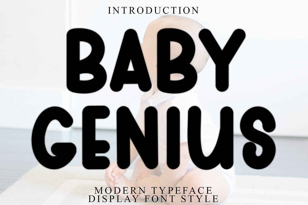 Baby Genius, a Serif Font by FreshTypeINK (Photo 1 of 7)
