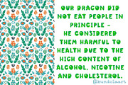 Dino green Font. Color cute dinosaur, a Font by KundolaArt (Thumbnail 8 of 12)