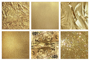 Gold Foil Glitter Christmas Textures