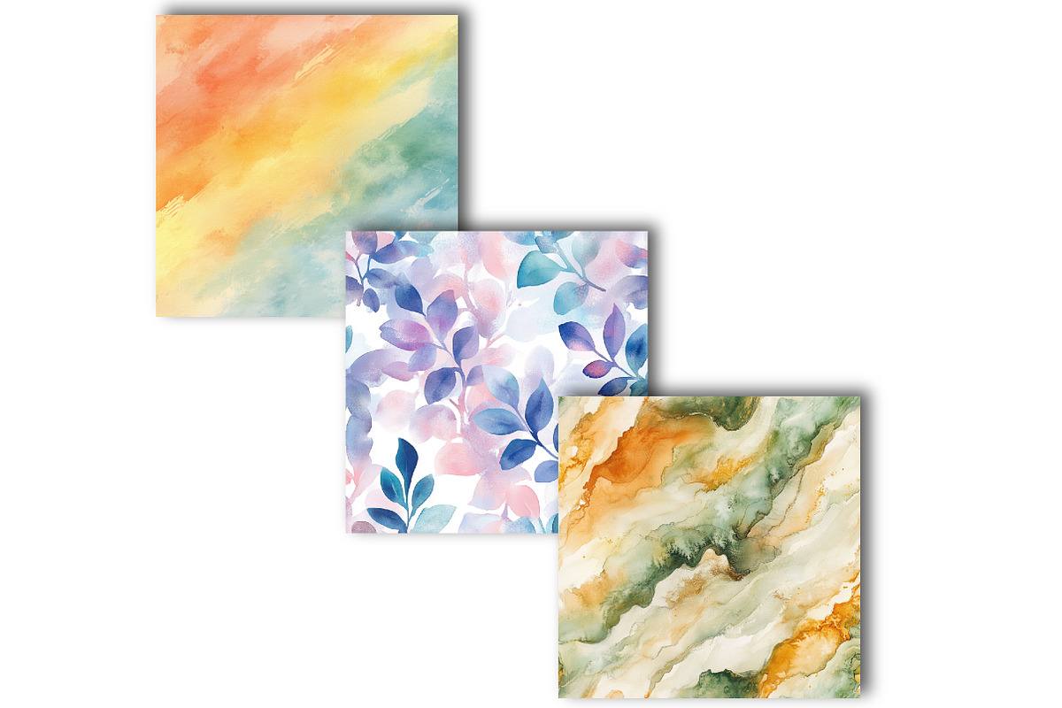 Watercolor Texture Seamless Pattern, a Pattern Graphic by SinaCreation (Photo 4 of 5)