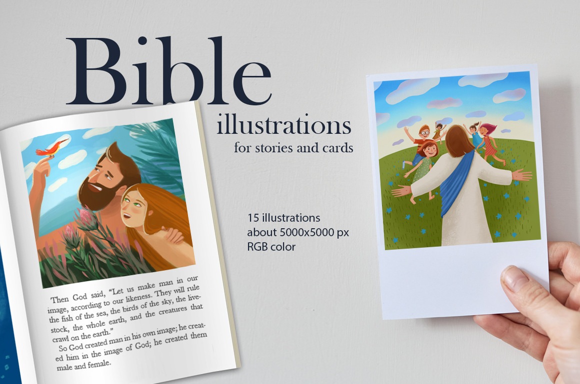 Bible illustrations, an Illustration by katyabuslaeva