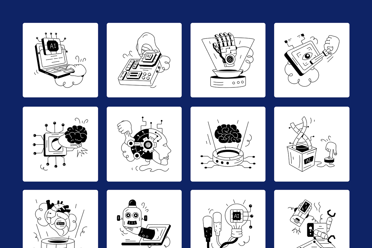 Set of AI Designs, a Duotone Icon by Vectors Market (Photo 12 of 15)