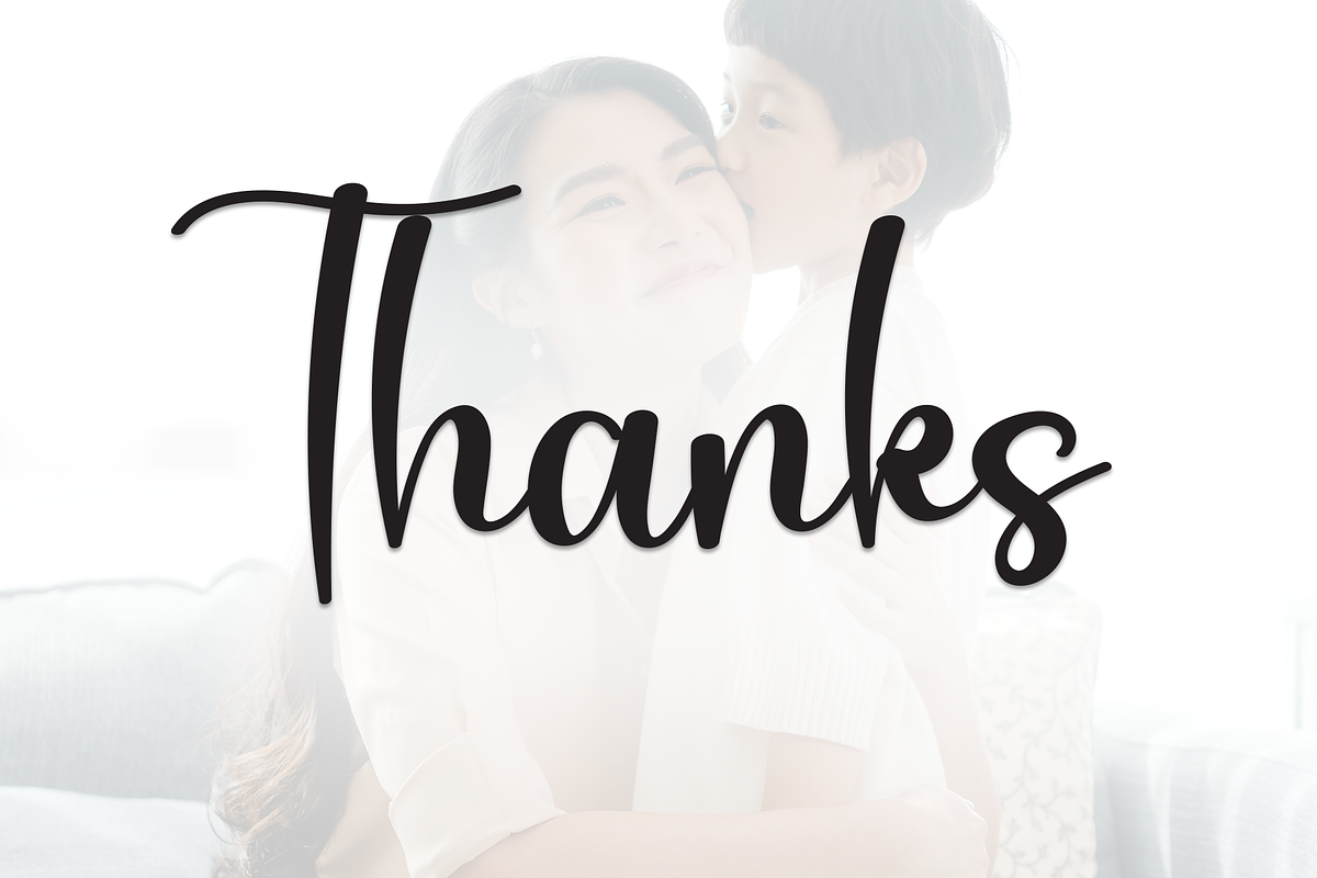 Mama | Script Font, a Handwritten Font by Scratchones (Photo 9 of 9)