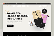 Banking Landing Page Design, a Landing Page Template by UiDex (Thumbnail 3 of 4)
