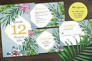 Rainforest Wedding Suite, an Invitation Template by HannaSymo (Thumbnail 6 of 11)