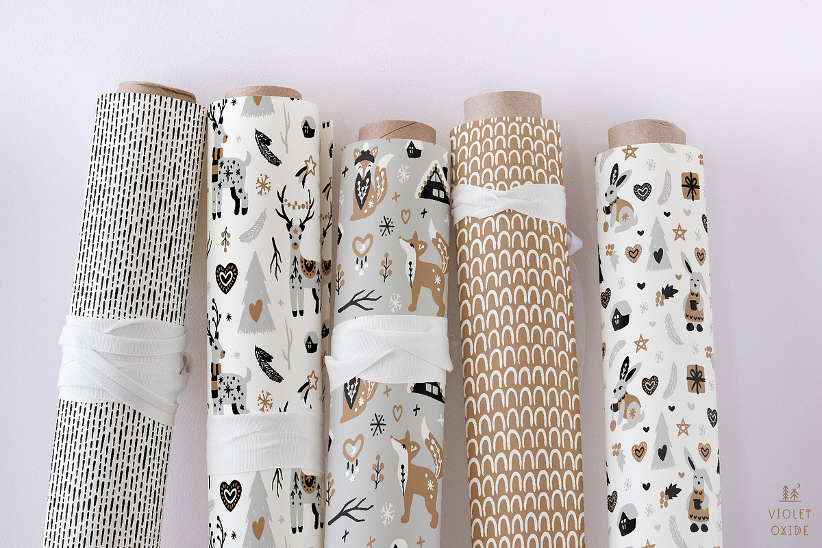 Scandinavian Christmas Animals Set, a Graphic by VioletOxide (Photo 12 of 13)