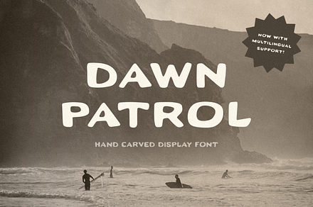 Dawn Patrol 2.0, a Sans Serif Font by Bruised Goods