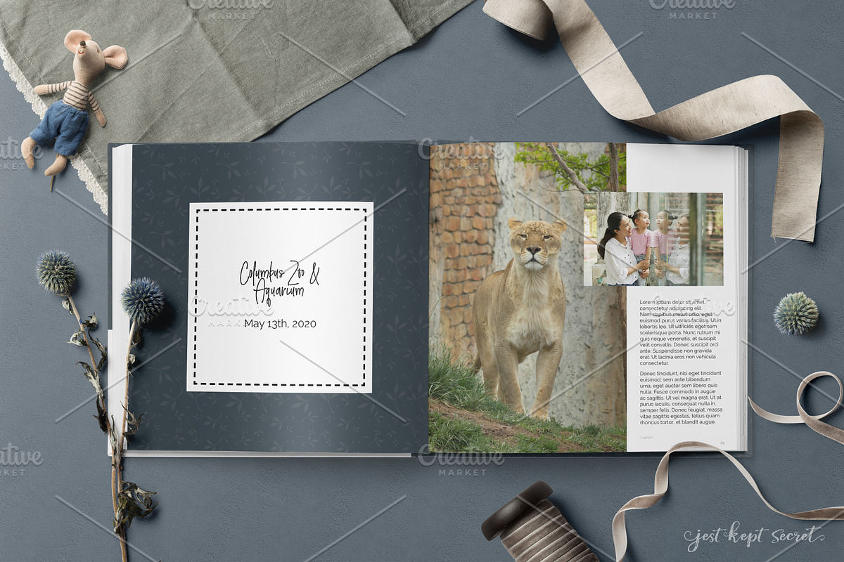 12x12 Family Photobook Template, a Templates & Theme by Jest Kept Secret (Photo 3 of 6)