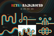 Abstract Retro Backgrounds, a Background Graphic by Artlogs x Modaldesain (Thumbnail 2 of 7)