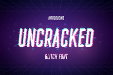 Uncracked - Glitch Font
