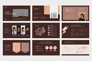 Lonoa Brown Pitch Deck Google Slides