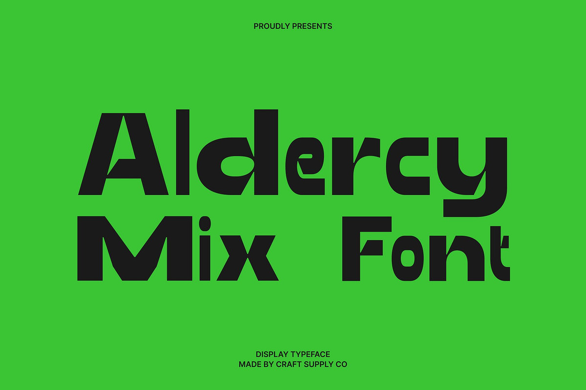 Aldercy Mix, a Sans Serif Font by Craft Supply Co. (Photo 1 of 8)