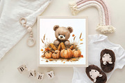 Autumn Teddy Bear Sublimation, an Illustration by CraftArtStudio (Thumbnail 6 of 6)