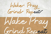 Noxderity | Handwritten Font, a Handwritten Font by gracetype_studio (Thumbnail 7 of 13)