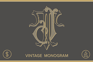 JT Monogram TJ Monogram