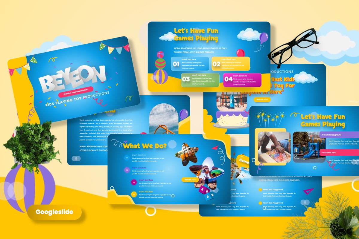 Beyeon - Kids Toy Googleslide, a Presentation Template by Dhabee (Photo 1 of 6)
