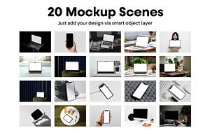 Electronic Device Mockups Vol.02