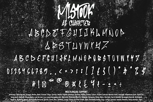 Mistook - Street Art Graffiti Font