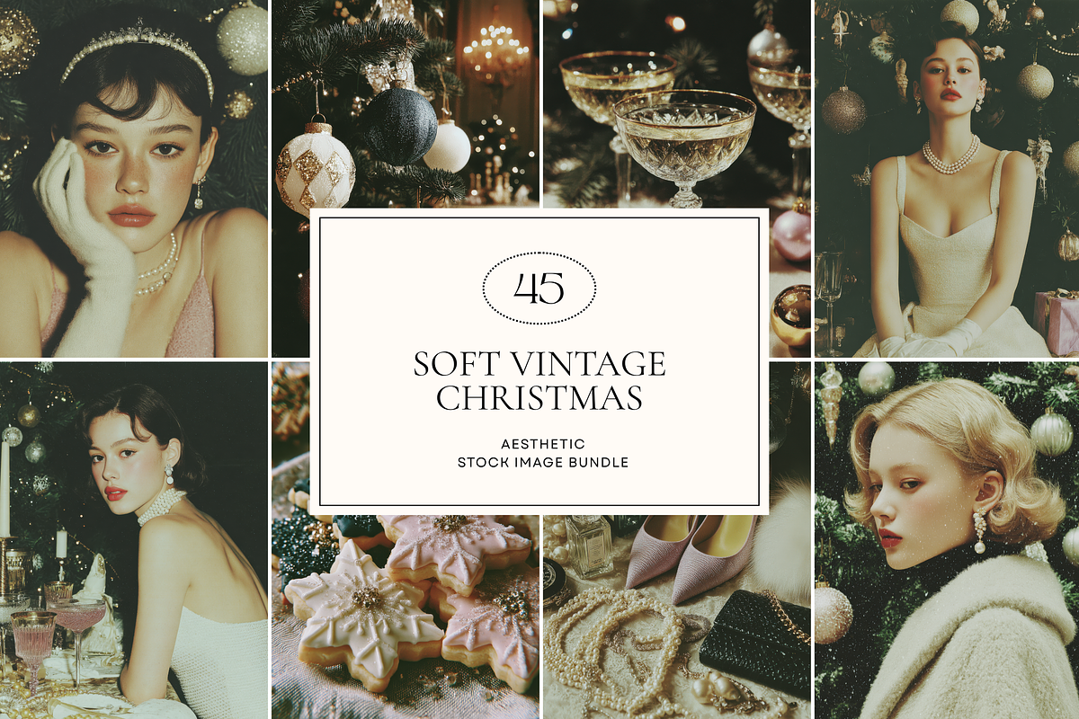 45 Vintage Christmas Stock Photos, a Holiday Photo by Spinsugar Graphics (Photo 1 of 10)