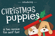 Christmas Puppies Font Pair, a Serif Font by Tu Neuwin (Thumbnail 1 of 9)