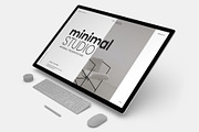 Minimal Studio Presentation Template, a Presentation Template by evgenystudio (Thumbnail 4 of 10)
