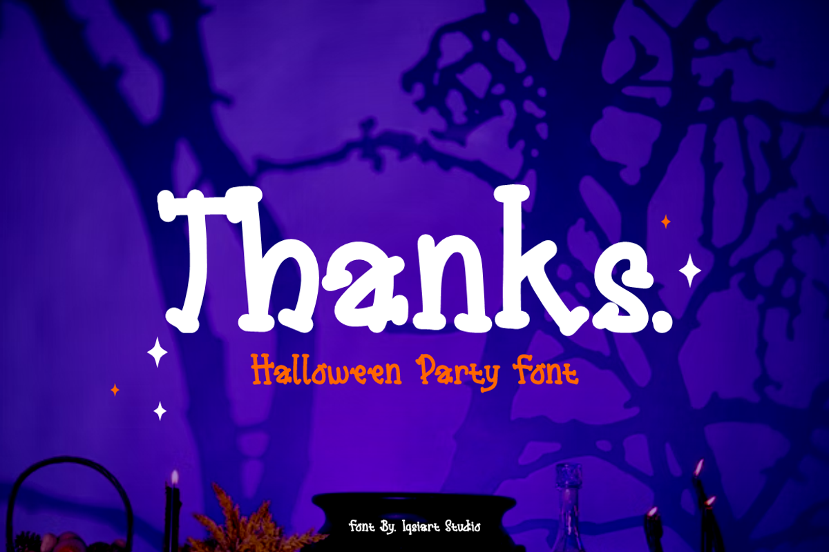 Horsa Scary - Halloween Font, a Slab Serif Font by Iqsiart Studio (Photo 7 of 7)