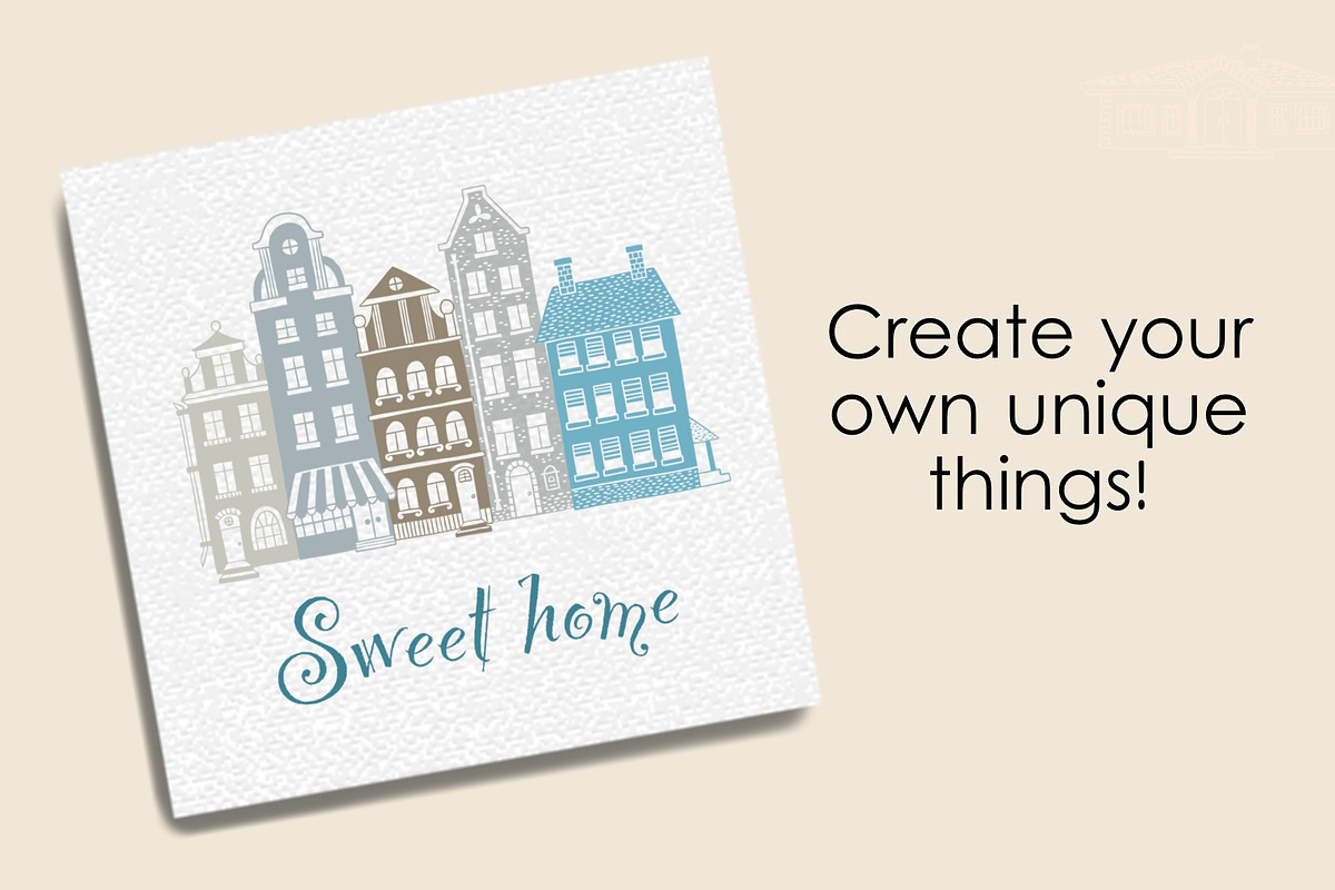 House Procreate brushes, clipart, a Brush Add-On by Veronika Gotovceva (Photo 4 of 4)